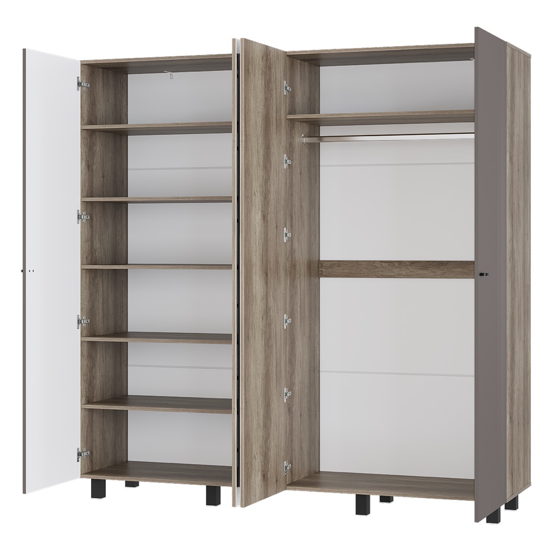 "Олива" Шкаф 4-х створчатый ШК-13 