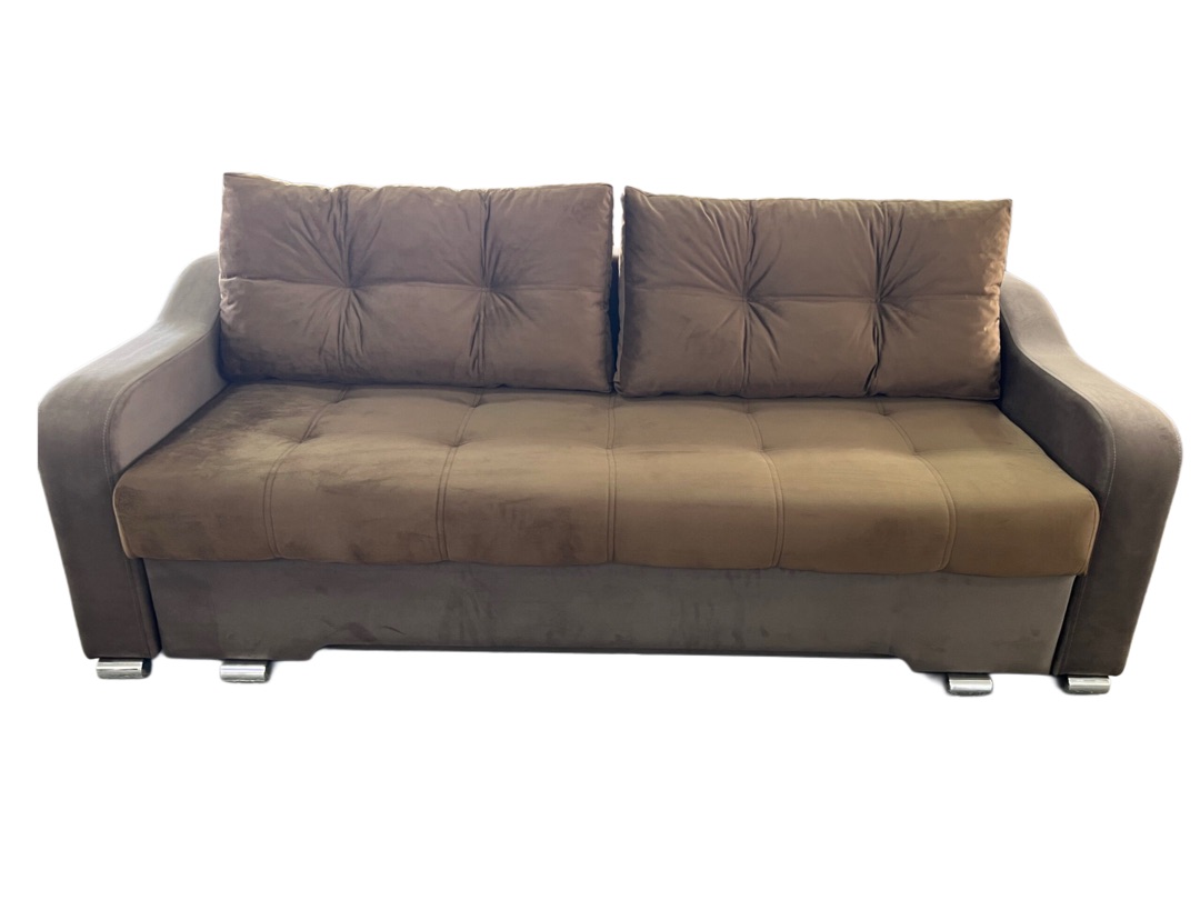 "МАДРИД" диван прямой (без декора), ПБ+ППУ, Тик-так, СМ 1,95*1,6