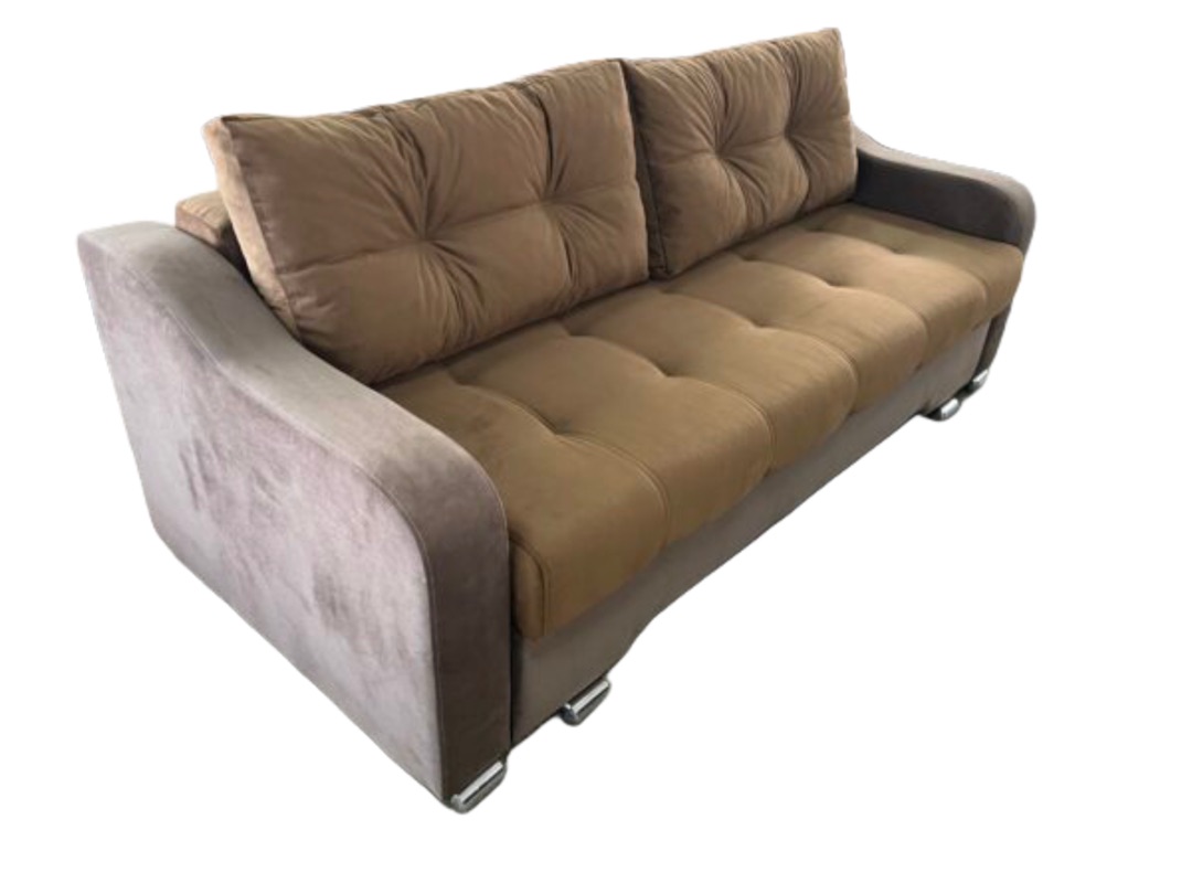 "МАДРИД" диван прямой (без декора), ПБ+ППУ, Тик-так, СМ 1,95*1,6