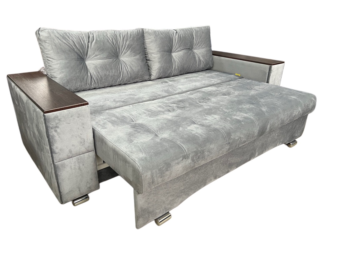 "Вегас" диван прямой, локти многофункциональные, ПБ+ППУ, Тик-так, 1,9*1,6