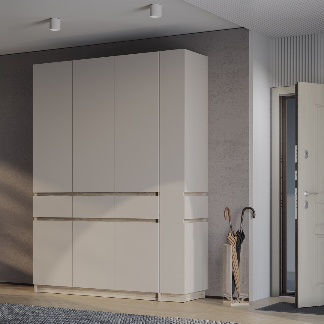 Шкаф 3-х створчатый "Багира" ШК-08