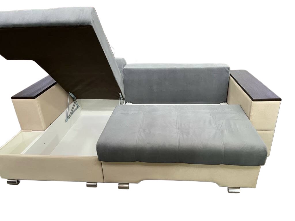 "Вегас" угловой с увел.атаман,многофункциональным подлокотником, УПБ, Тик-так,СМ2,0*1,5(Угол левый7)