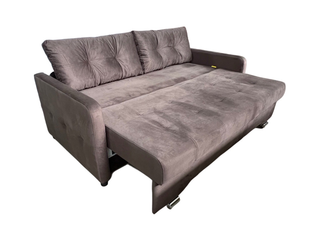 "Барселона" диван прямой ПБ+ППУ, бельевой ящик, Тик-так, СМ 1,95*1,6