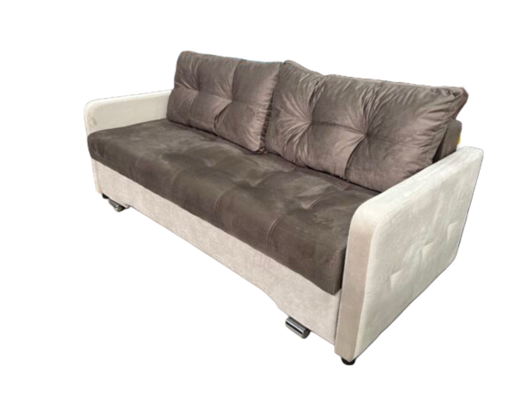 "Барселона" диван прямой ПБ+ППУ, бельевой ящик, Тик-так, СМ 1,95*1,6