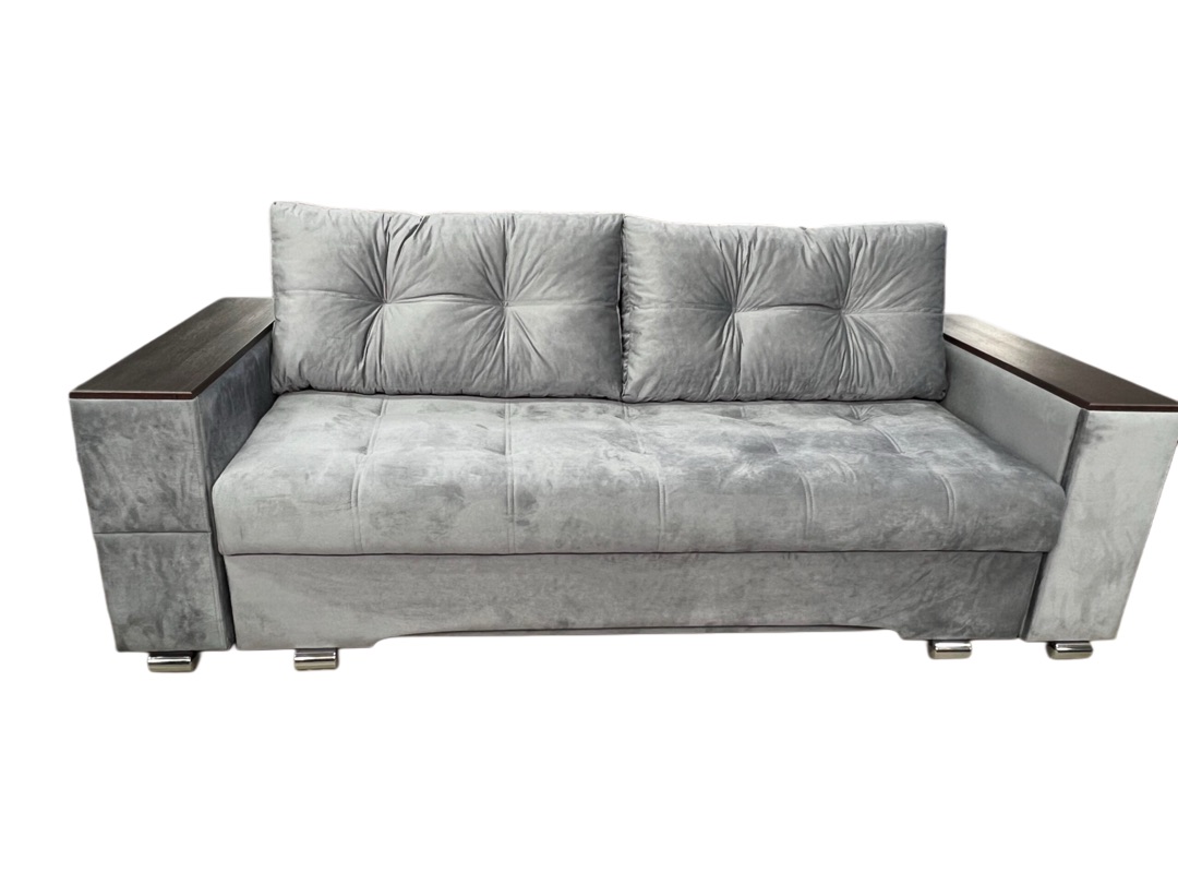 "Вегас" диван прямой, локти многофункциональные, ПБ+ППУ, Тик-так, 1,9*1,6