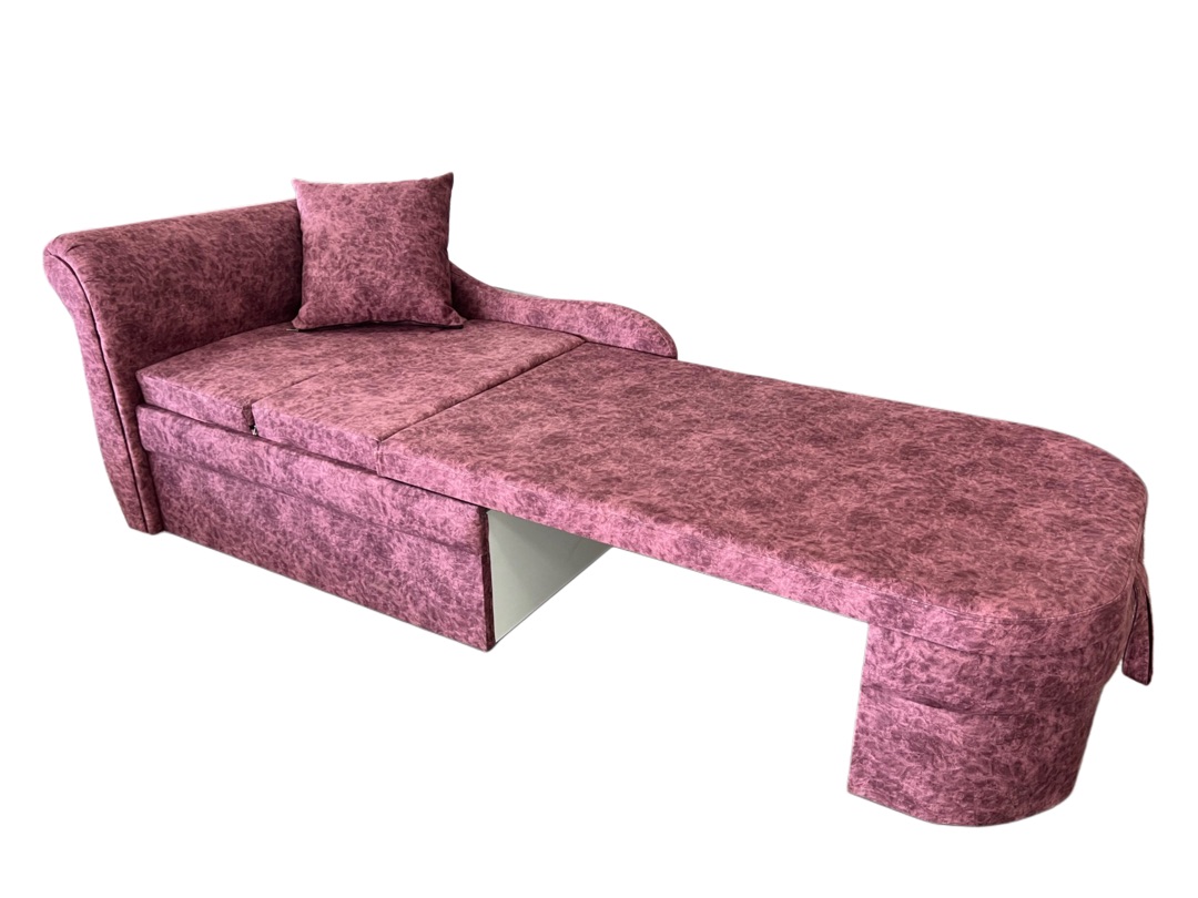 "СМАРТ" кушетка, ППУ, бельевой ящик, выкатной, СМ 1,96*0,76, правая