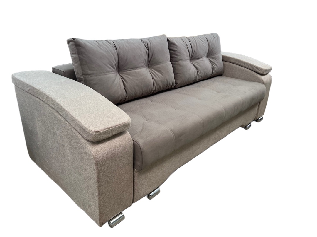 "Бруклин" диван прямой ПБ+ППУ, Тик-так, СМ 1,95*1,6