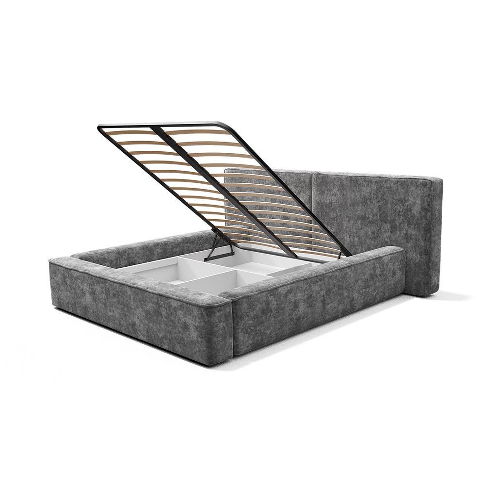 Кровать 1,6 м "Релакс" КР-20 Грифельный