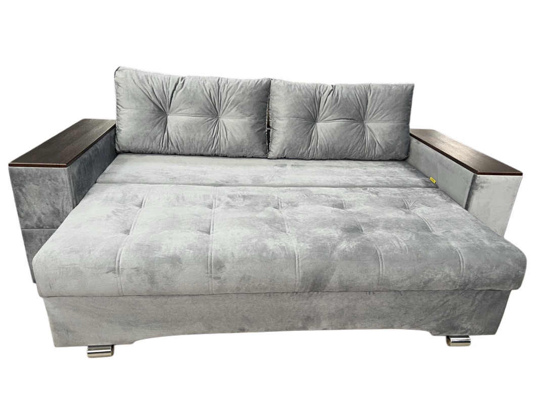 "Вегас" диван прямой, локти многофункциональные, ПБ+ППУ, Тик-так, 1,9*1,6