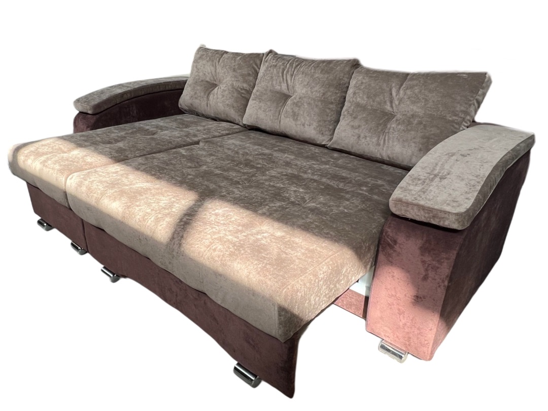 "Бруклин" диван угловой с трапецией, Тик-так, 2,0*1,5