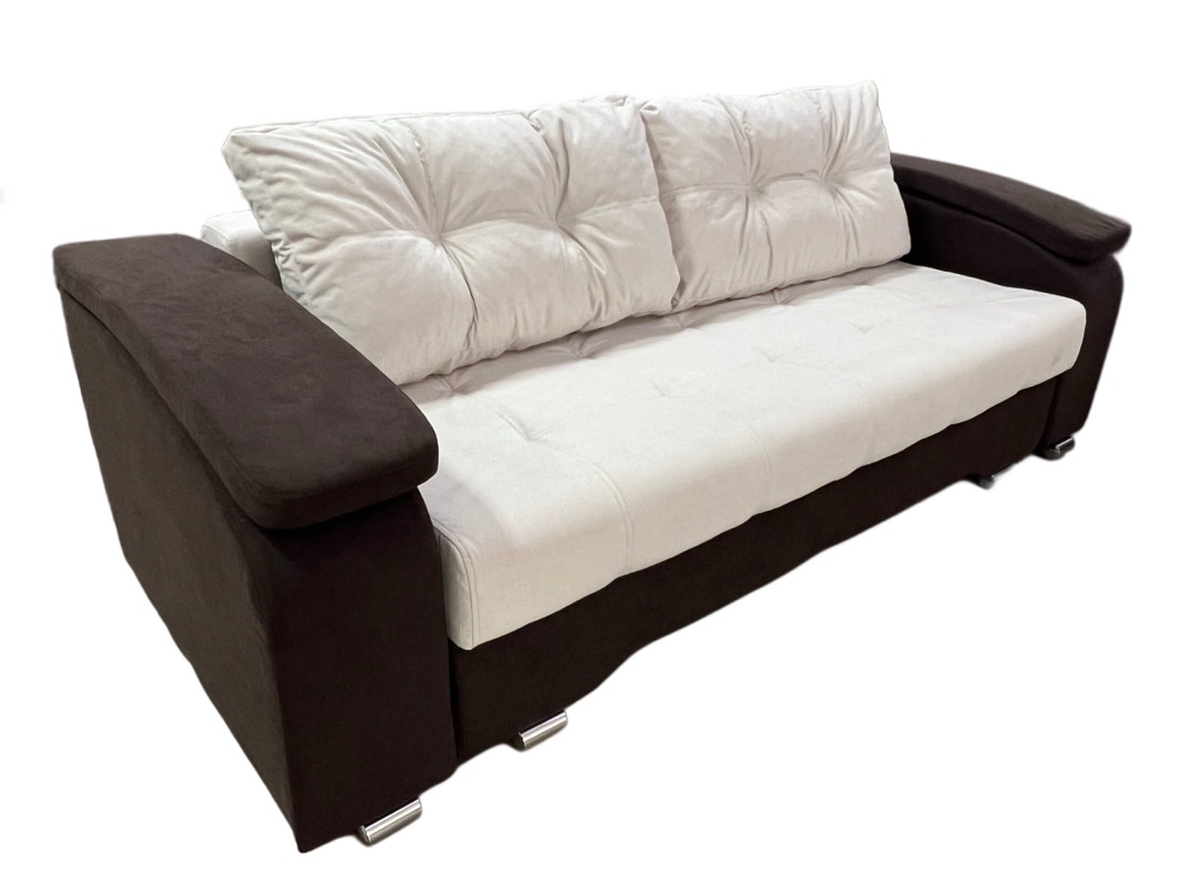 "Бруклин" диван прямой ПБ+ППУ, Тик-так, СМ 1,95*1,6