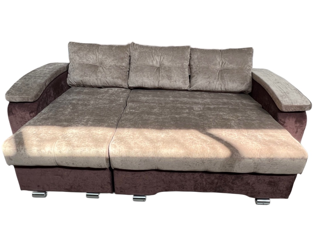 "Бруклин" диван угловой с трапецией, Тик-так, 2,0*1,5