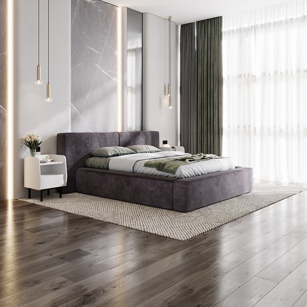 Кровать 1,4 м "Релакс" КР-14 Виноград