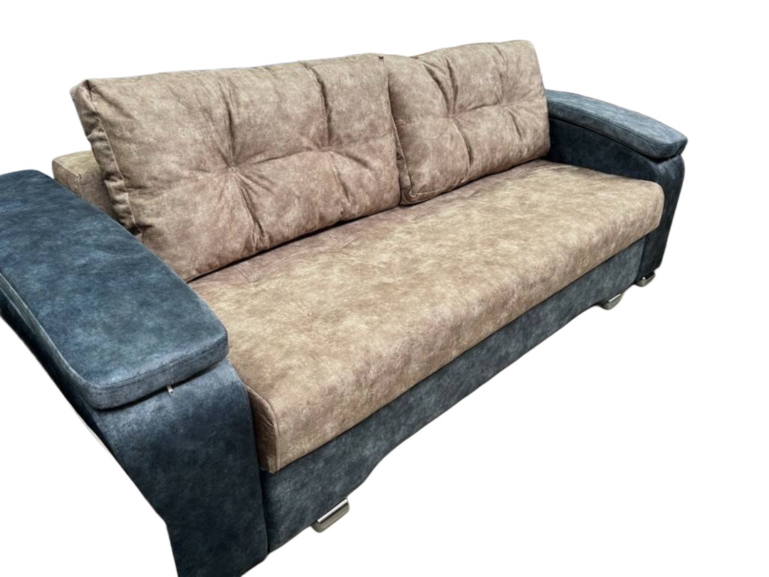 "Бруклин" диван прямой ПБ+ППУ, Тик-так, СМ 1,95*1,6