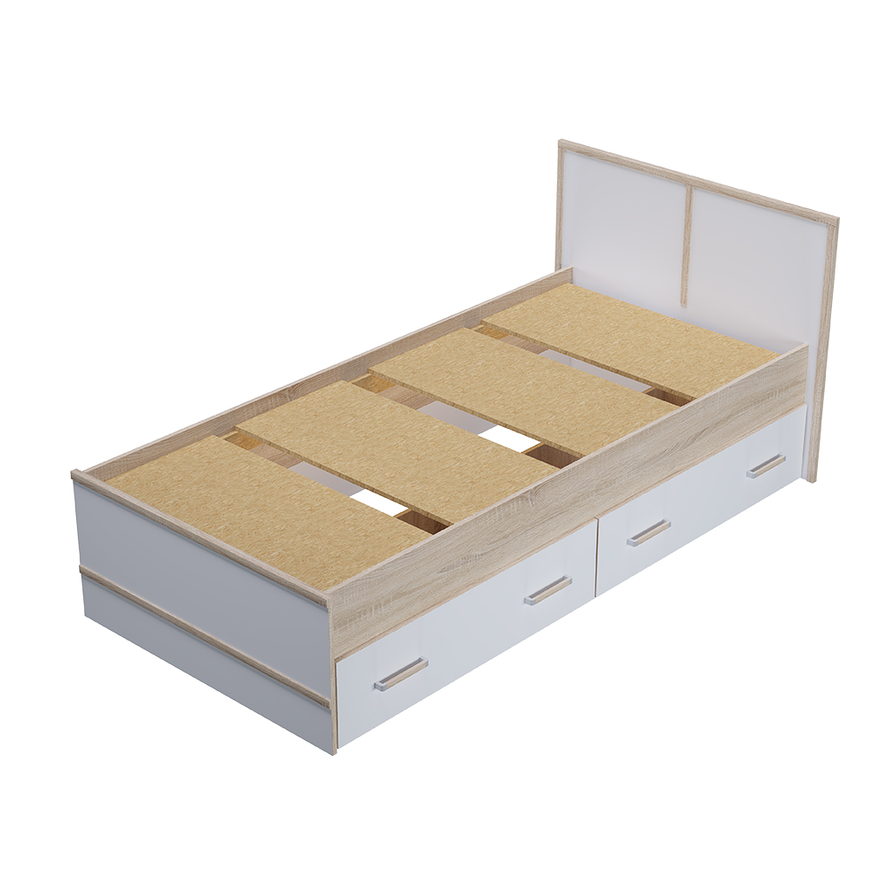 "Сакура" LIGHT Кровать 0,90 (СОНОМА)