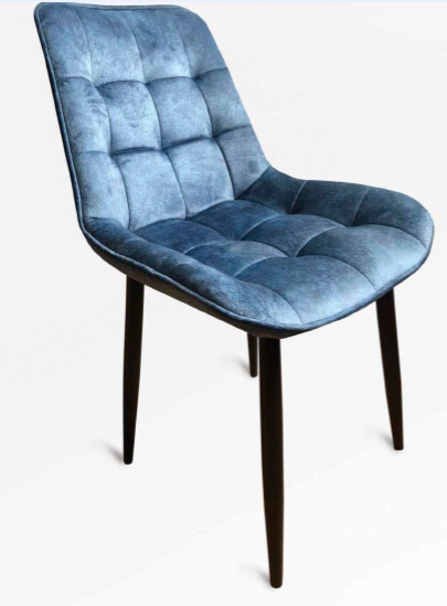 Стул "Бостон" (ВВ) металлокаркас белый матовый (Опора №2) АКЦИЯ