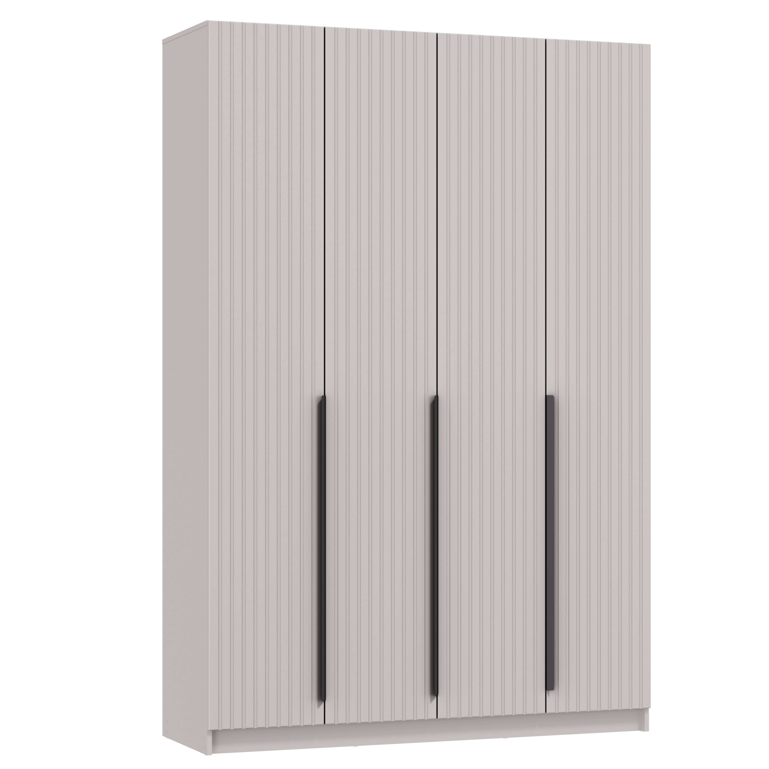 Шкаф для одежды 67.13 "Брандо" (4-х дв.) (МДФ ПВХ кашемир) (h2400)