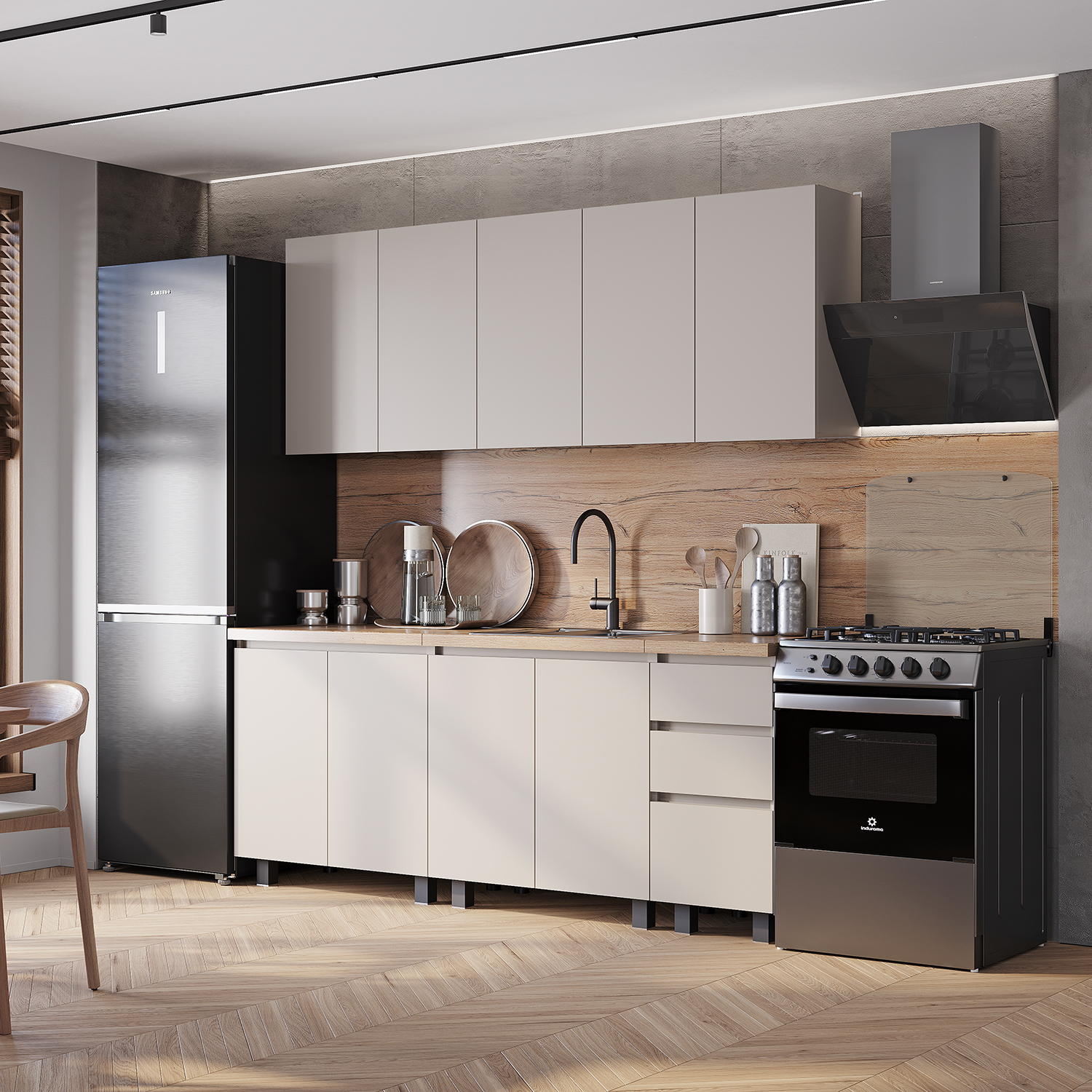 2,00 "Честер" Кухня Кашемир 