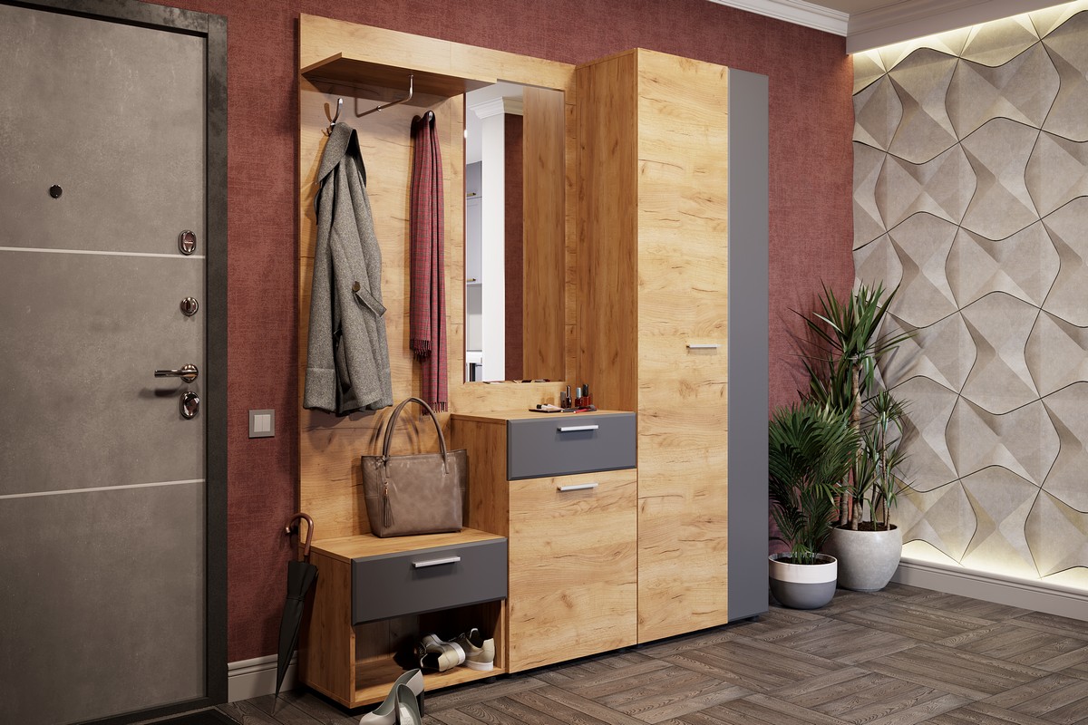 "Сафари" Тумба с зеркалом ТМ-002