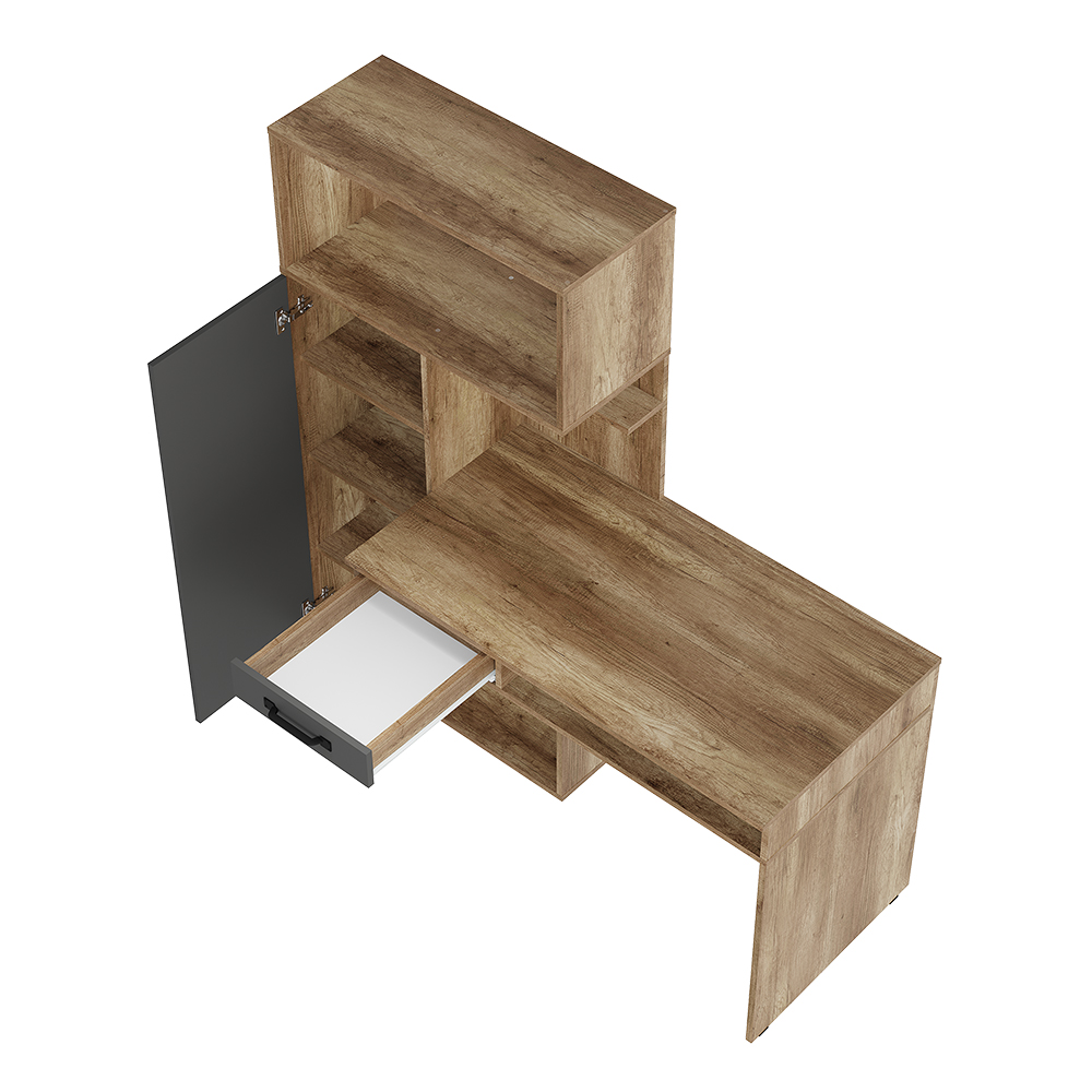 "Прима" Стол письменный ПС-02 Дуб каньон