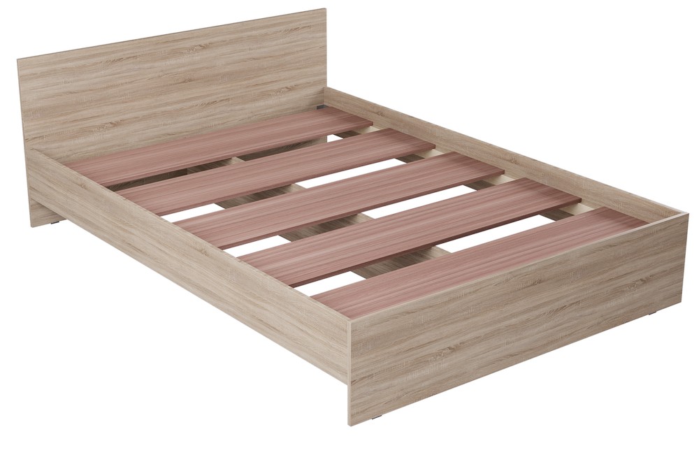 Кровать ЛАЙТ  КР-004 (Прямоугольный щиток) 1440 мм