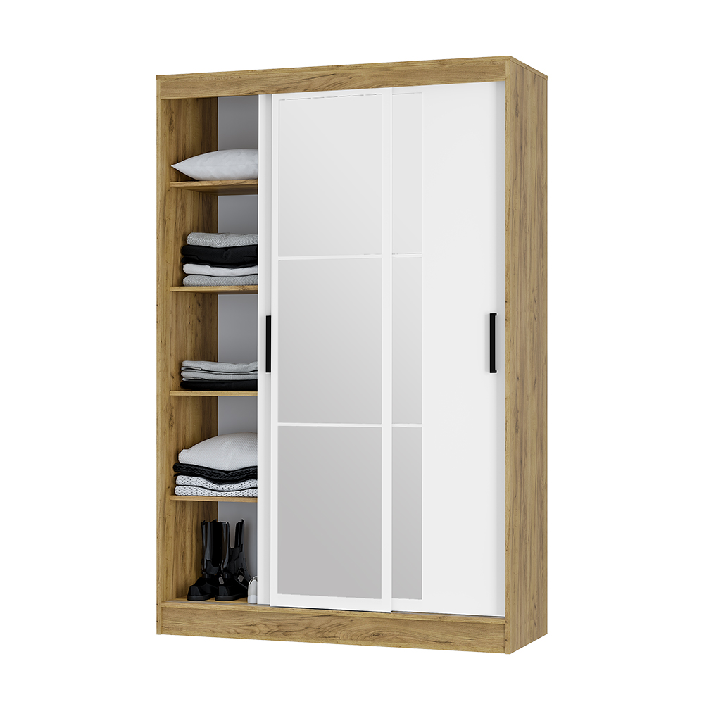 "Тайм" Шкаф-купе ШКК-03 Крафт/Белый