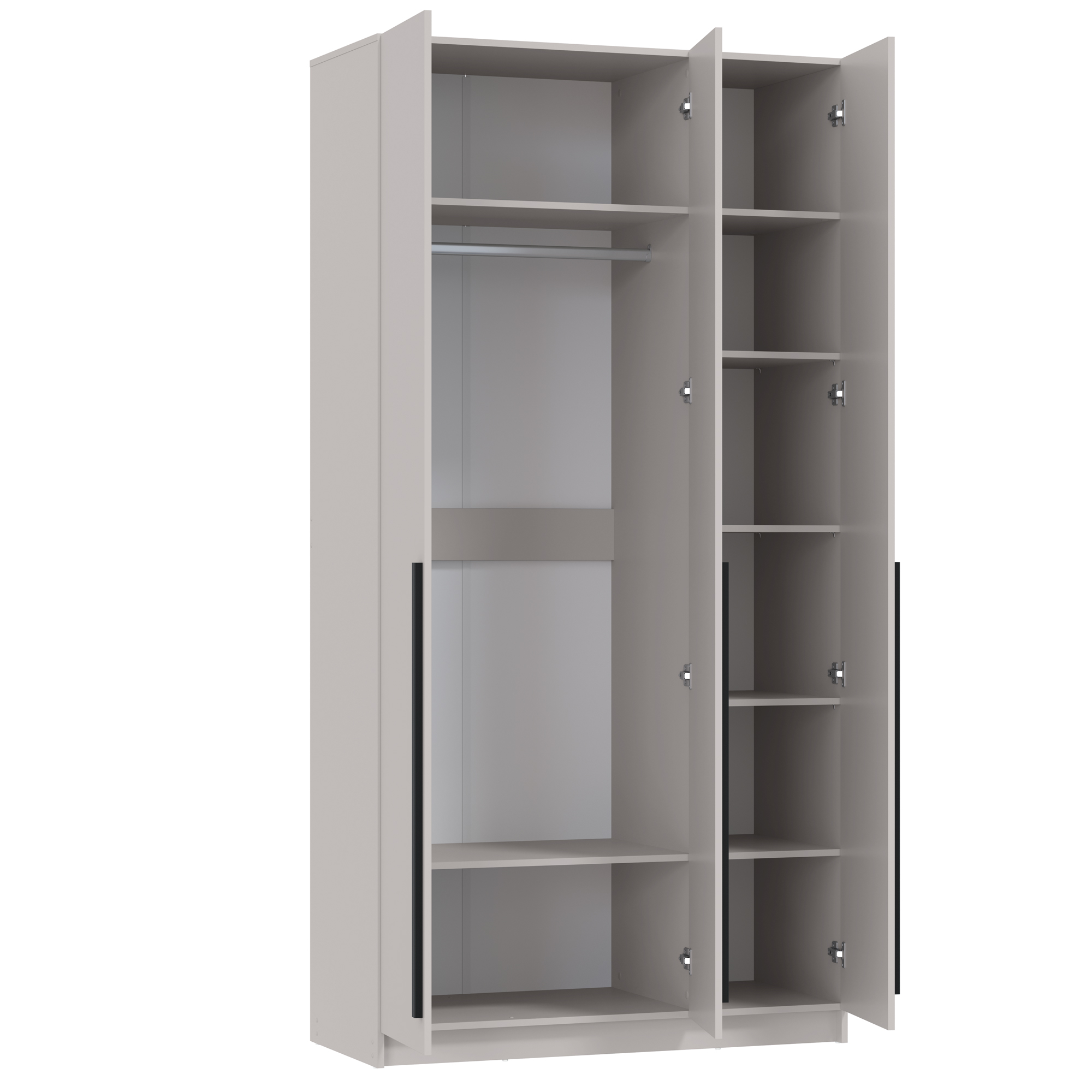 Шкаф для одежды 67.12 "Брандо" (3-х дв.) (ЛДСП кашемир) (h2400)