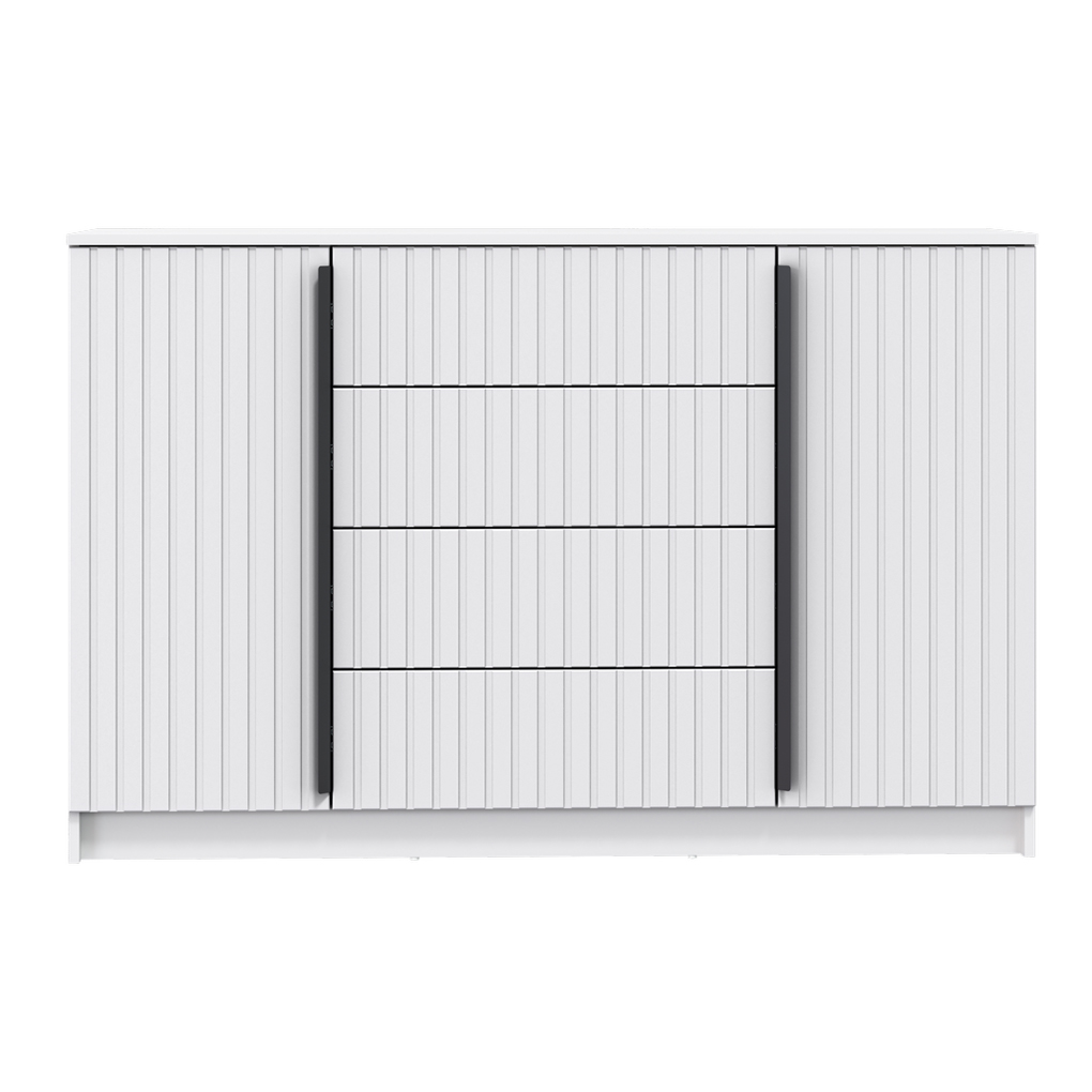 Комод 67.11 "Брандо" (МДФ ПВХ белый матовый)