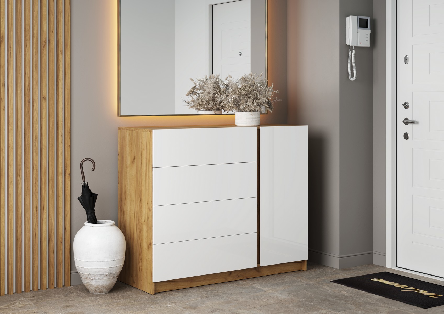 БОСТОН Комод КМ-001 МДФ 