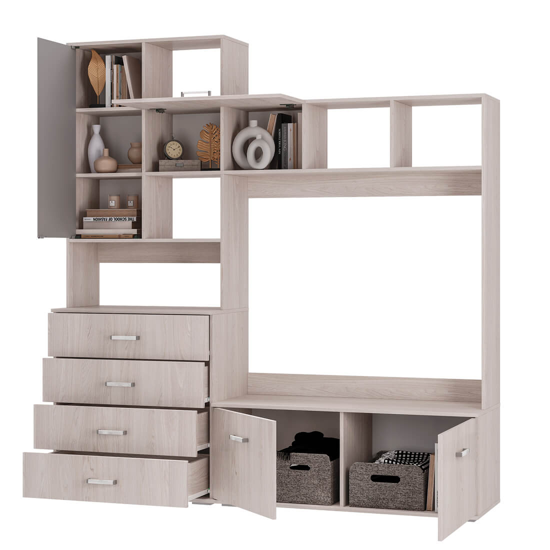 "Белла" Центральная секция" (Ясень белый) 