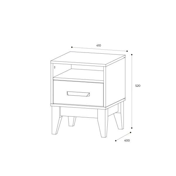 "Скандика" Тумба прикроватная ТБ-11