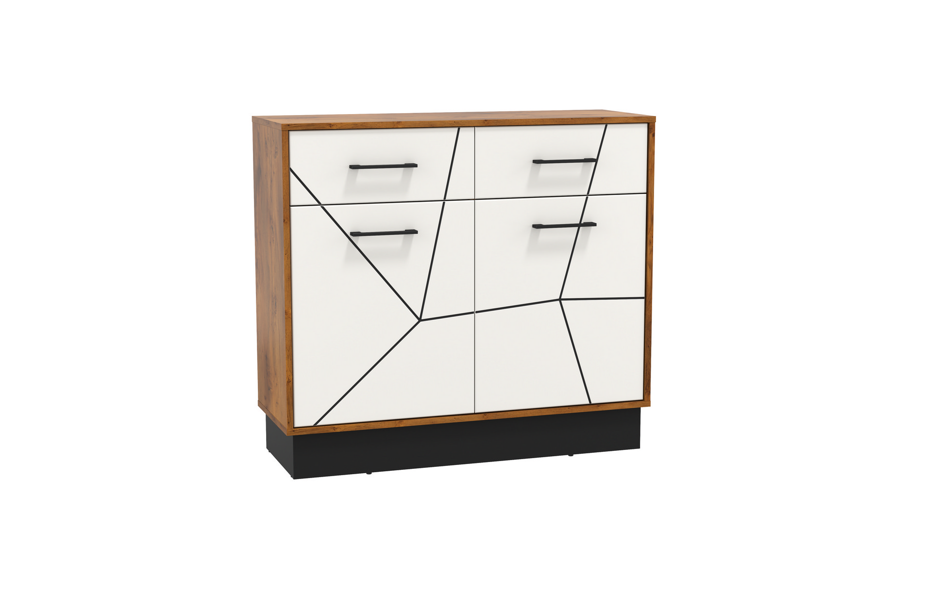 54.07 Комод "Гамма" (ш.1000) Таксония/Белый