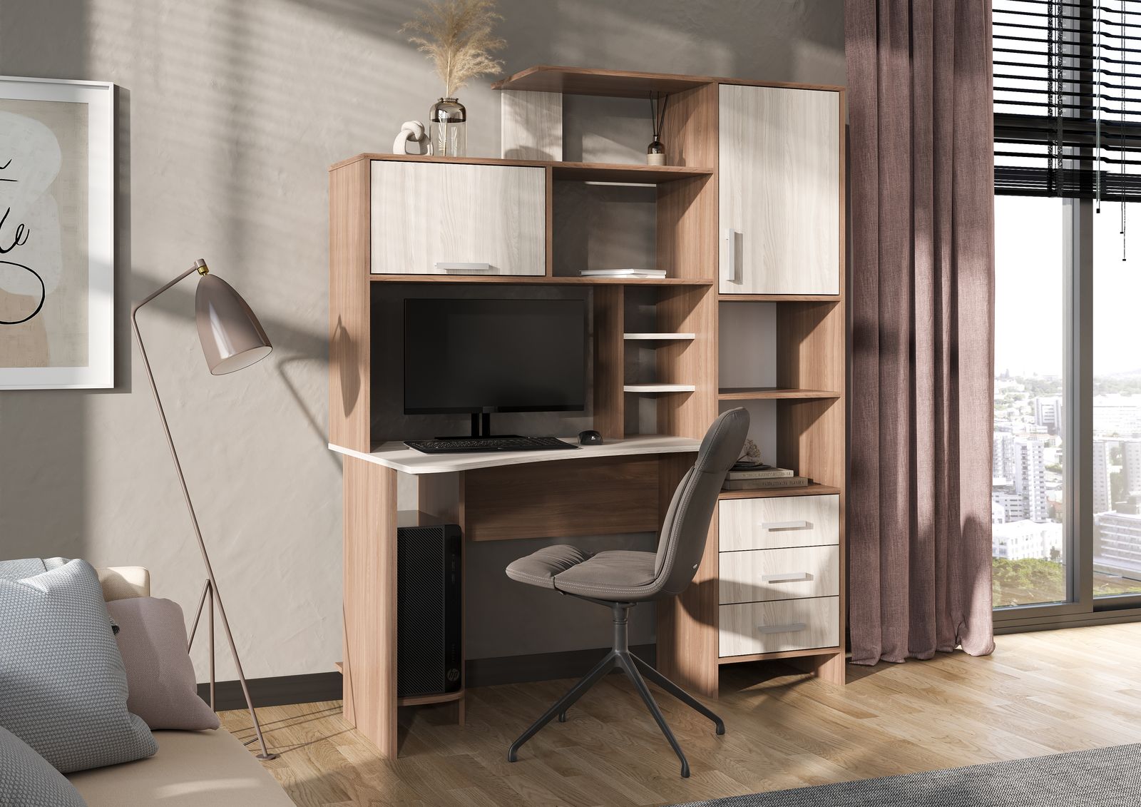 СТОЛ №6 (1,5х1,82х0,814) ШИМО СВЕТЛ/ШИМО ТЕМН