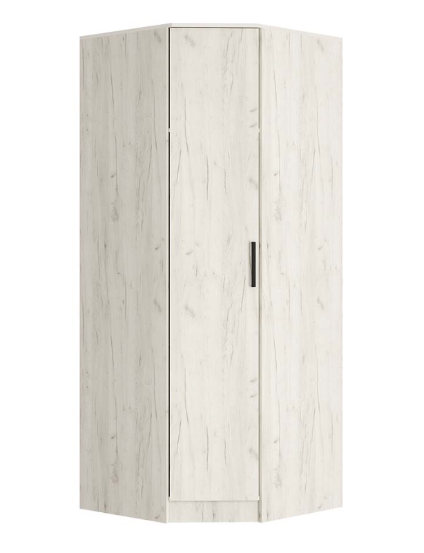 "Фиеста" Шкаф угловой крафт белый						