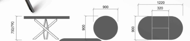Стол Норд разборный нераздвижной ф/п (900х900х750мм)