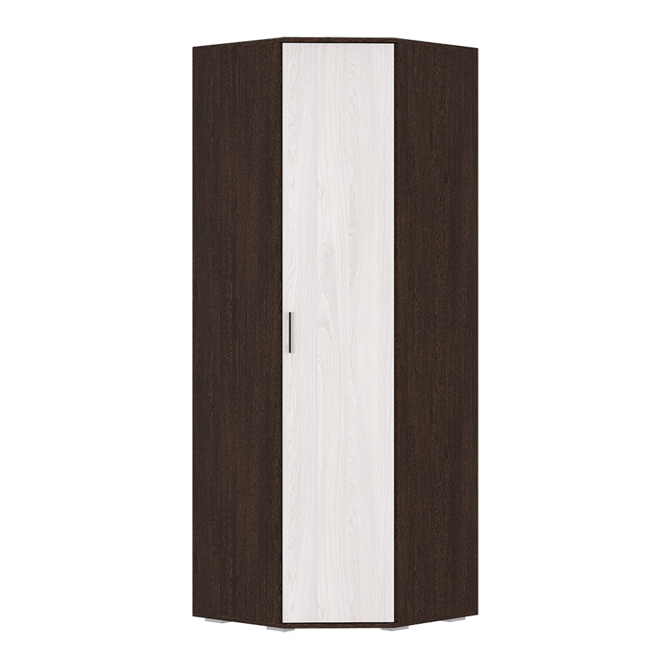 "Белла" Шкаф угловой (Венге/Ясень белый)  