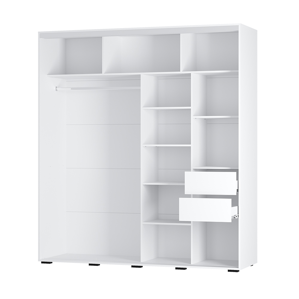 Шкаф-купе "Крафт-6" (1962х2176х591)  БЕЛЫЙ