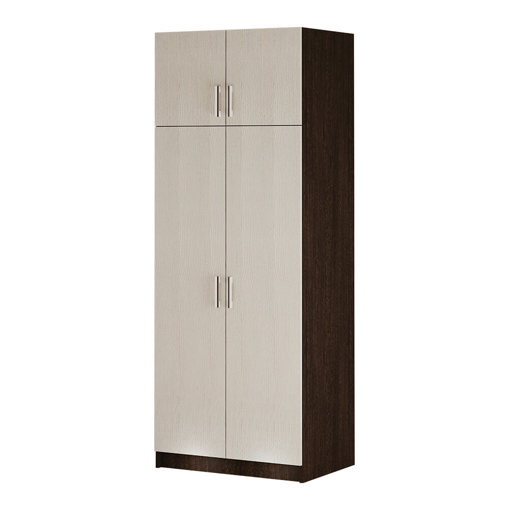 Шкаф 2-х ств.с перегородкой (800х2100х560)  (Венге/Лоредо (бтс))