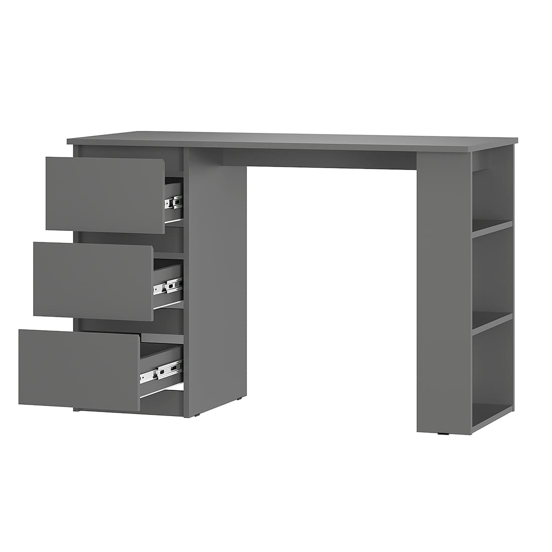 "Симпл" Стол письменный ПС-07  Графит