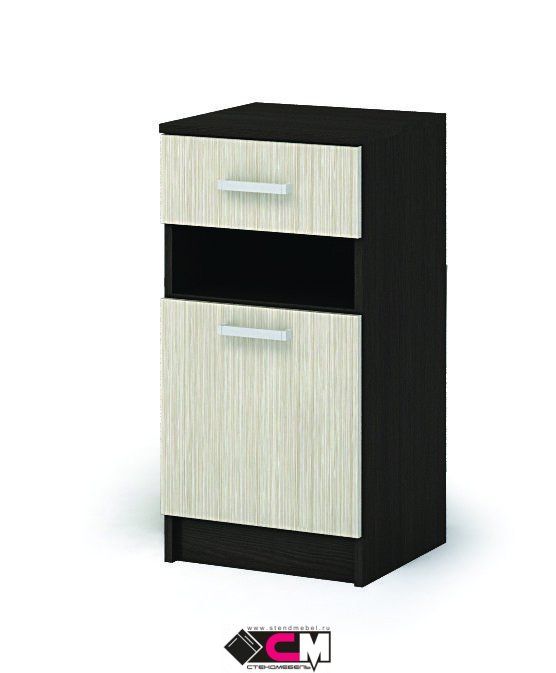 Прихожая МАШЕНЬКА ТБ 201  тумба с ящиком (0,4х0,866х0,376) фасад БЕЛФОРТ/корпус ВЕНГЕ