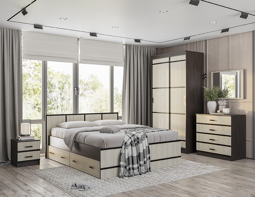 "Сакура" Комод (Венге лоредо) 