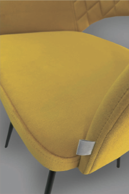 Стул "София" на белых матовых ногах (Опора №2)