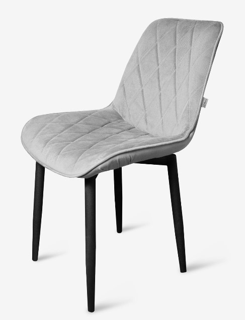 Стул "Оскар" на черных матовых ногах (Опора №2)