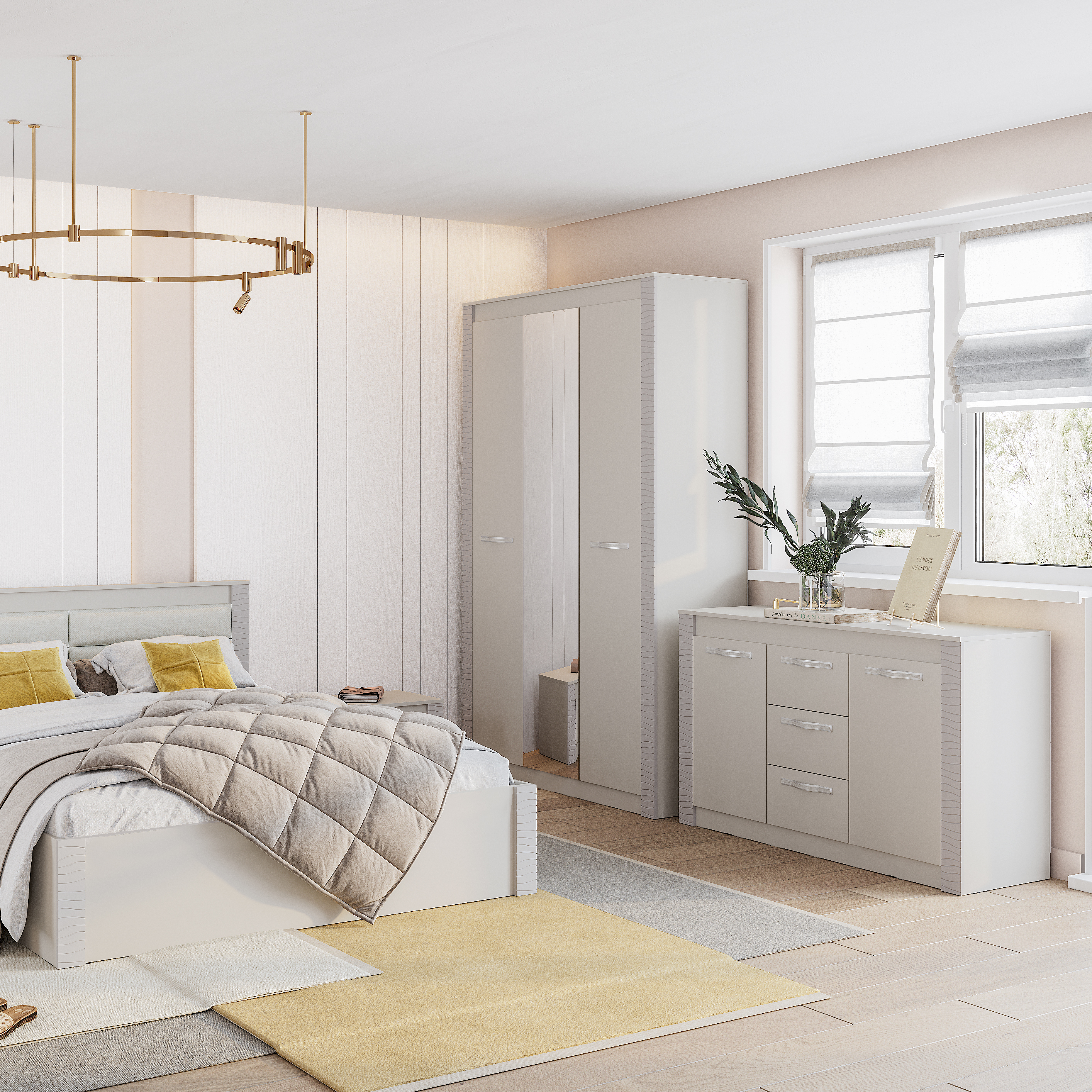 "Монако" Комод КМ-14 Кашемир