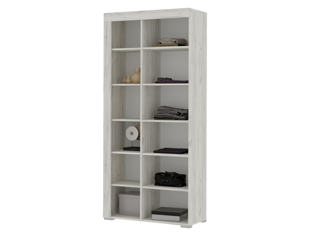 ГРАНД Шкаф ШК 4 (0,896*1,944*0,383)Дуб крафт белый