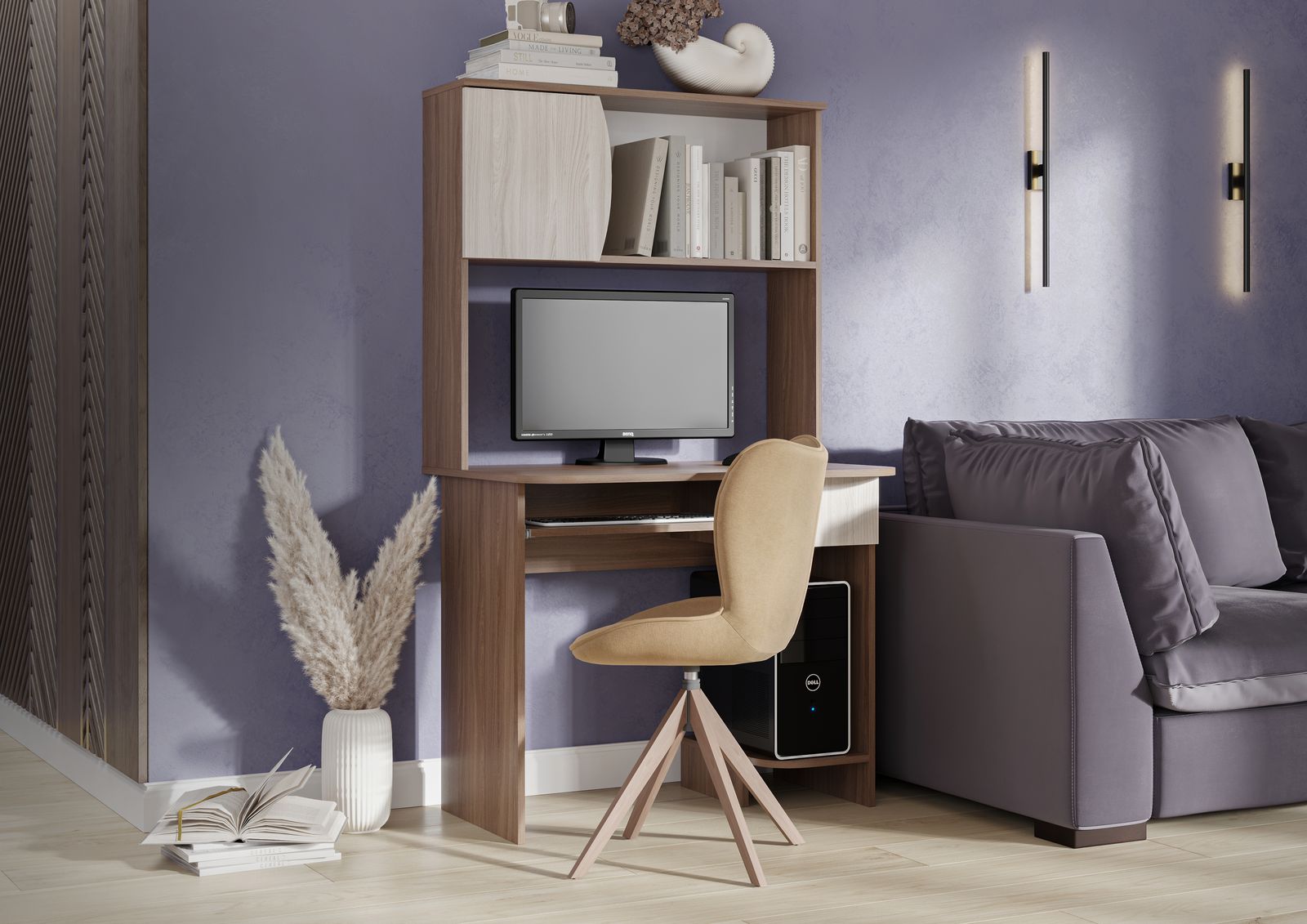 СТОЛ №2 (0,9х1,58х0,6) ШИМО СВЕТЛ/ШИМО ТЕМН