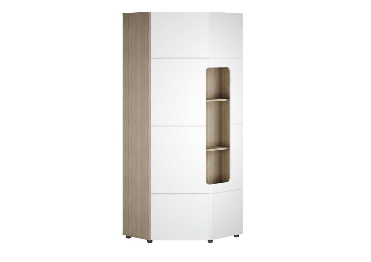 "Палермо-3" Шкаф угловой с открытыми полками ШК 014