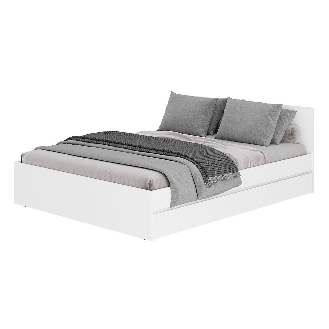 "Симпл" Кровать 1,40 КР-12 Белый