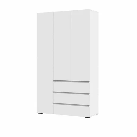 ХЕЛЕН ШК 06 Шкаф трехстворчатый (1200х2080х460) Фасад БЕЛЫЙ/Корпус БЕЛЫЙ