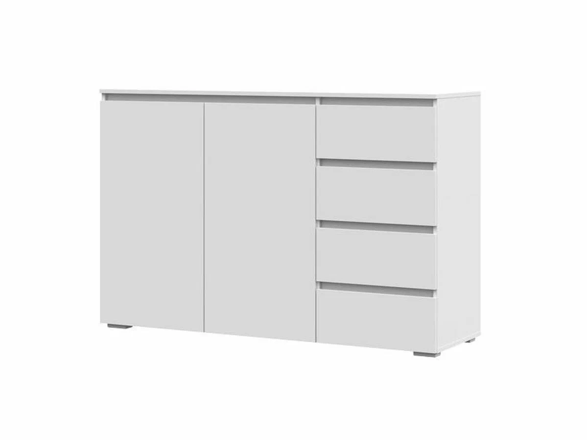 ХЕЛЕН КМ 06 Комод 4 ящика (1502х958х460) Фасад БЕЛЫЙ/Корпус БЕЛЫЙ